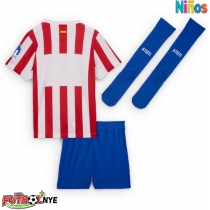Camiseta Atletico Madrid Primera Equipación para niños 2025-26 manga corta (+ pantalones cortos)